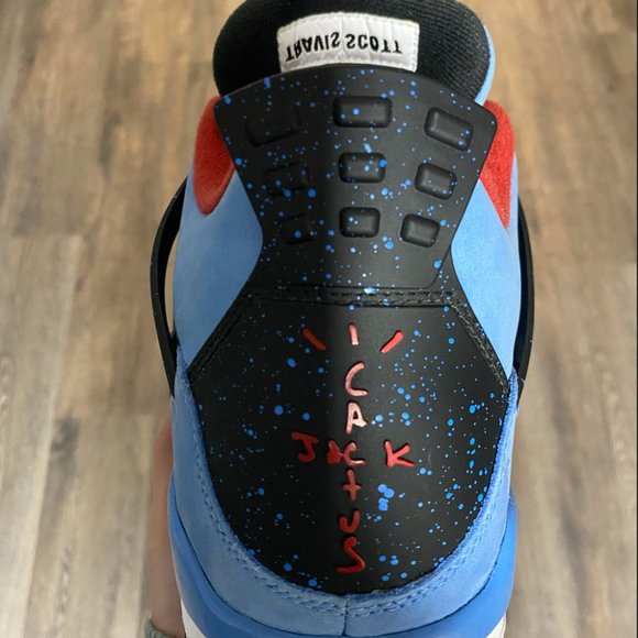 Air Jordan Retro 4 Travis Scott Cactus Jack Mens - Picture 5 of 6